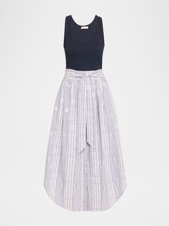 Ramy Brook Dresses & Skirts - Ramy Brook Lavender Striped Maxi Skirt with Tie Waist